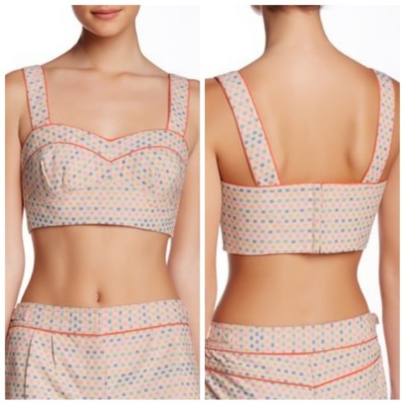 Tops - NWT Trina Turk Evelina Bustier Crop Top